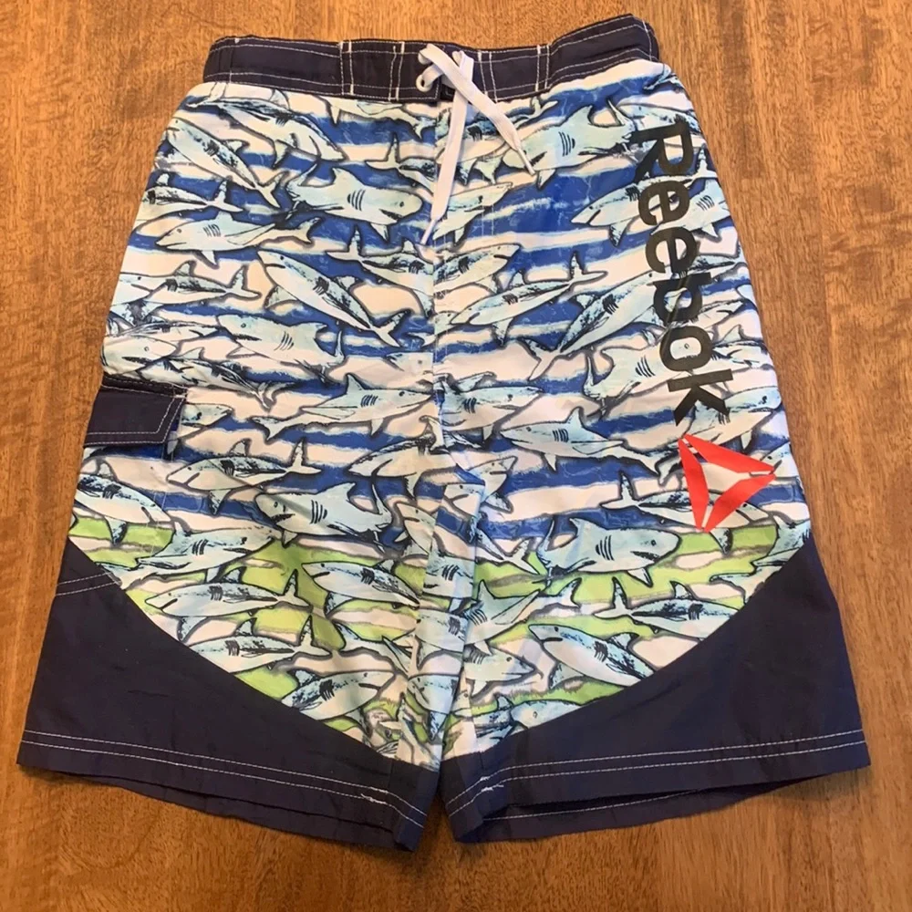 Reebok swim trunks big boys size 10/12